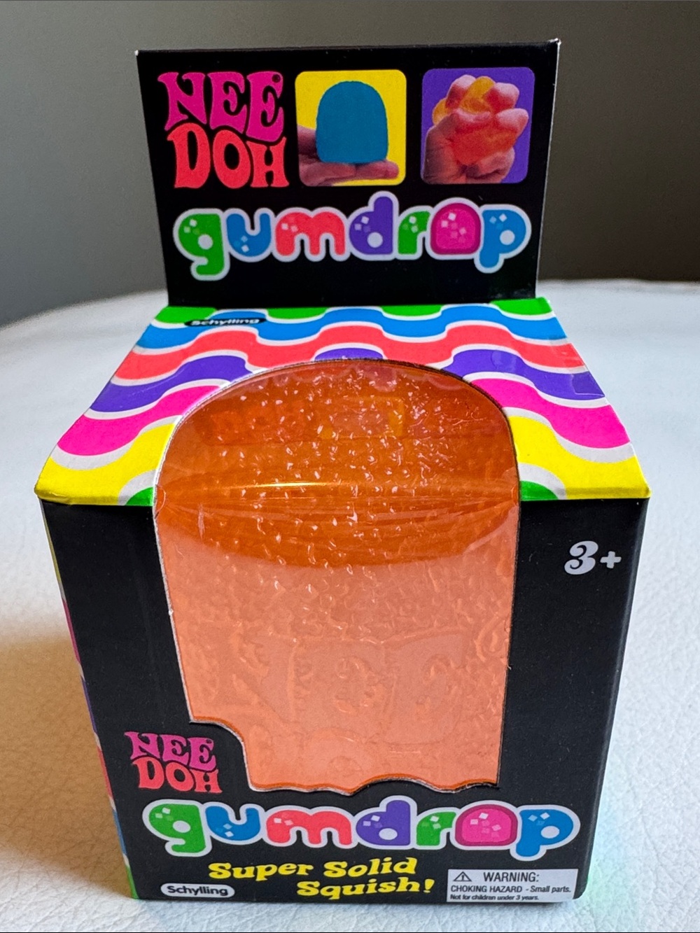 NeeDoh GumDrop Orange Squishy Squeeze Viral Trending Toy New SHIPS TODAY!